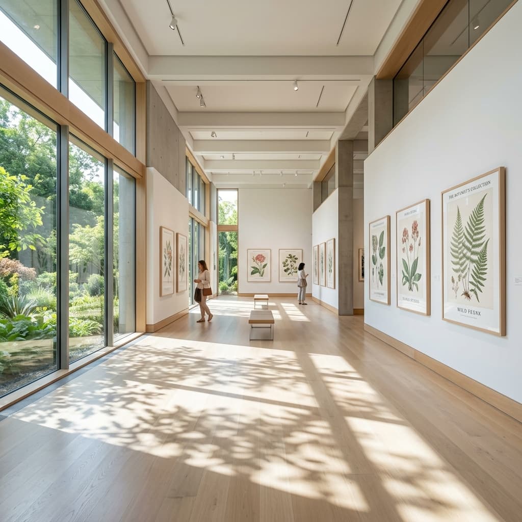 Botanical art gallery exhibition