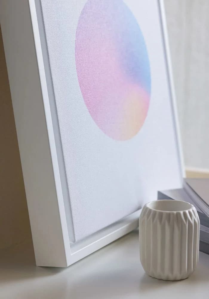 Framed Canvas - Finished handcrafted piece with artwork