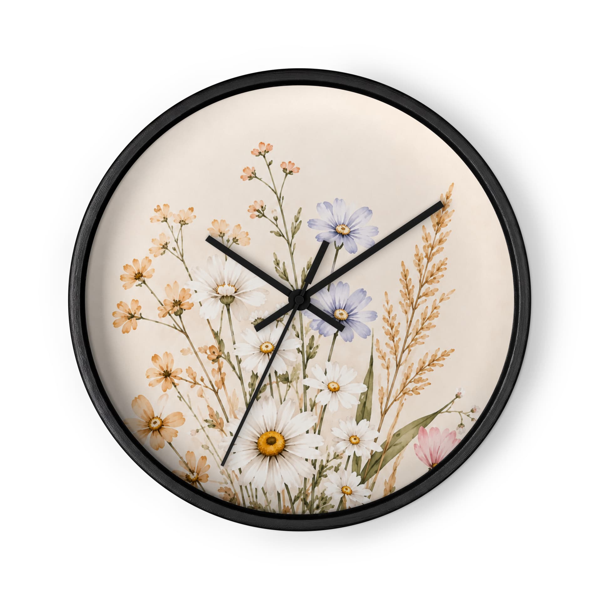 Wall Clock - Finished handcrafted piece with artwork