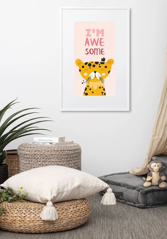 Matte Paper Framed Poster With Mat - Finished handcrafted piece with artwork