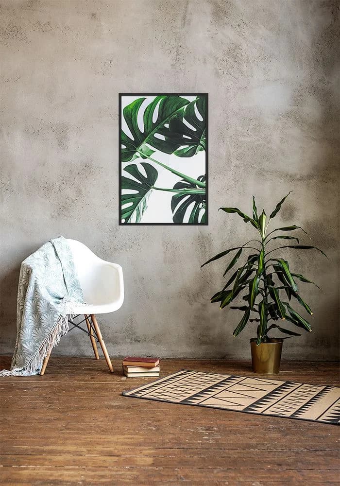 Premium Luster Photo Paper Framed Poster - Finished handcrafted piece with artwork